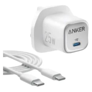  Anker A2656 - Charger - 25W - USB-C - PD PPS - Foldable Plug - with 1.5m USB-C Cable 