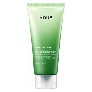  Anua Heartleaf Quercetinol Pore Deep Cleansing Foam - Deep Cleansing & Soothing Face Wash for Oily and Acne-Prone Skin, 150ml 