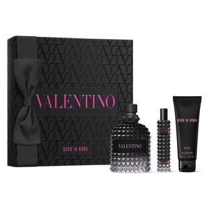 Valentino Uomo Born In Roma Perfume Set for Men with Shower Gel - Mini Perfume