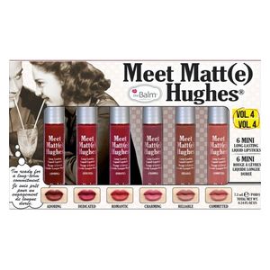  The Balm Meet Matte Hughes Mini Lipsticks Kit Vol 4 