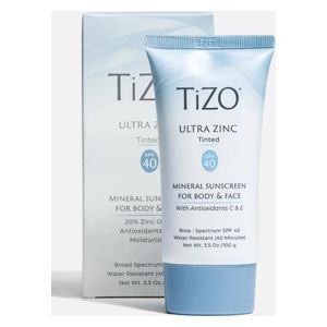  spf 40 - 100g تايزو واقي شمسي فيزيائي للجسم و الوجه ملون 