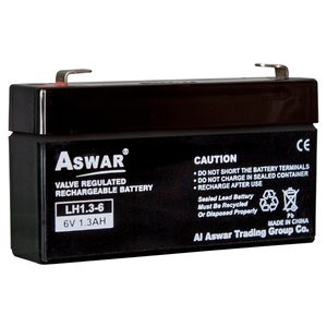 Aswar AS-6V/1.3AH - UPS Battery - 6V-1.3AH