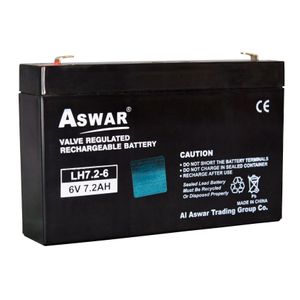Aswar AS-6V-7.2AH - UPS Battery - 6V-7.2AH