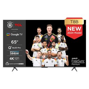 TCL 65-Inch T8B Series - Smart - 4K - QLED Pro - 144Hz - 2024 Model 