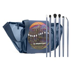  Bring Beat 6PCS Make Up Brush Collection and Belt Bag - Morphe 
