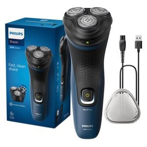 ماكنة حلاقة فيليبس - S1151/00 - 1000 Series للاستخدام الرطب والجاف - اسود
