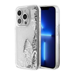 Guess GUHCP15XGLHFLSI - Mobile Cover For iPhone 15 Pro Max - Silver