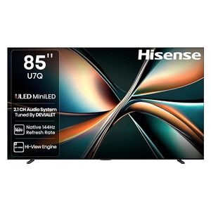  شاشة هايسنس 85-انج فئة U7Q - سمارت - 4K - LED - 144 هيرتز 