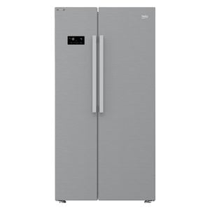 Beko GN164021XB - 24ft - Side By Side Refrigerator - Silver