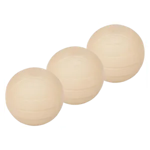  Glowing Rubber Balls For Dogs - 6.35cm 