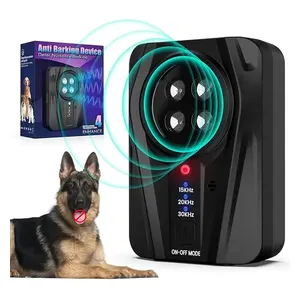 جهاز آمن وفعال لمنع النباح للكلاب - اسود