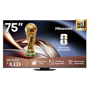  شاشة هايسنس فئة 75U7S U7S - حجم 75 انش - سمارت - 4K - Mini LED - معدل تحديث 144 هيرتز - موديل 2026 - نظام تشغيل VIDAA U6 - اسود 