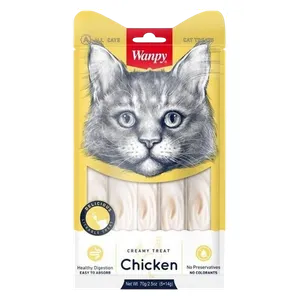 Wanpy Chicken Creamy Cat Snack - 70g