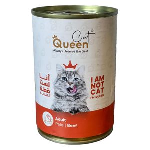  Queen Cat Pate Beef Cat Food - 400g 