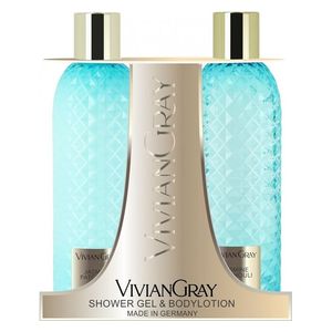  مجموعة جل الاستحمام ولوشن الجسم برائحة الياسمين والبتشولي 300 مل - فيفيان غراي 