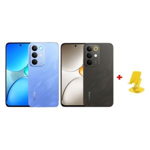 ريلمي C85 - دبل سيم - شاشة بحجم 6.8 انج - 144هيرتز - ميدياتيك Dimensity 6300 - بطارية بحجم 7000 مللي أمبير - بقوة 45 واط + ستاند موبايل