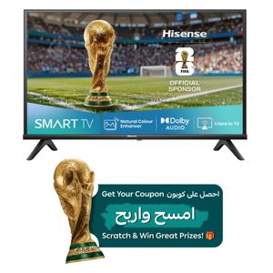  شاشة هايسنس - 50 انش - FHD - سمارت - 60 هيرتز - A4Q - أسود 