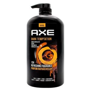 Axe Dark Temptation 3in1 Body & Face & Hair Wash for Men, 1 L