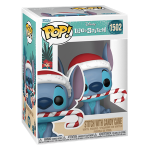  Funko Pop Disney Lilo & Stitch - Stitch with Candy Cane - 1502 