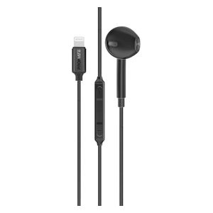  سماعة سلكية داخل الاذن بروميت - MonoPod LT - بطول 1.3 متر - لايتينغ - اسود 
