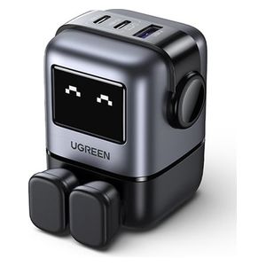  UGREEN Robot GaN - Wall Charger - 3 Ports - 65W - Black 