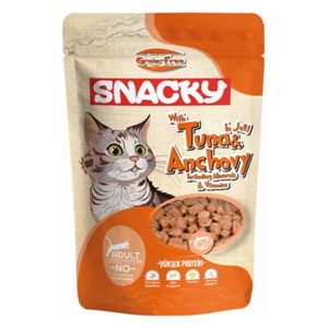  Snacky Tuna & Anchovy in Jelly Cat Food - 85g 