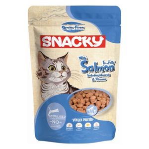  Snacky Sterilised Salmon in Jelly Cat Food - 85g 