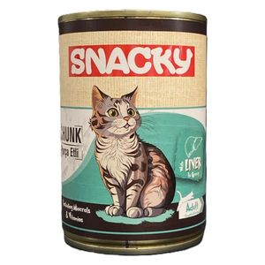  Snacky Chunk Cat Food with Liver - 400g 