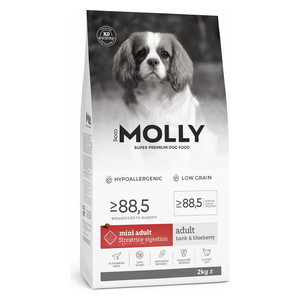  Molly Mini Adult Sensitive Digestion Lamb & Blueberry Dog Food - 2kg 
