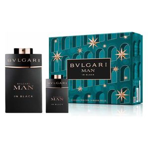  Bvlgari Man In Black Perfume Set for Men with Mini Perfume 