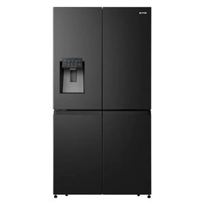  Gorenje NRM9181SBI - French Door Refrigerator - 22 ft - Dual Tech Cooling - Black 