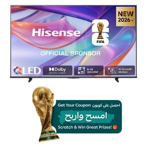  شاشة هايسنس - 65 انش - 4K - ذكية - 60 هرتز - فيدا - Q61Q - أسود 