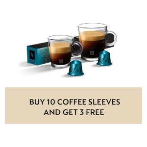  Nespresso - Original Coffee Capsules - Indonesia - 10 Boxes of Coffee Capsules + 3 Free Boxes 
