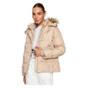 Trendyolmilla Women's Puffer Jacket - Beige