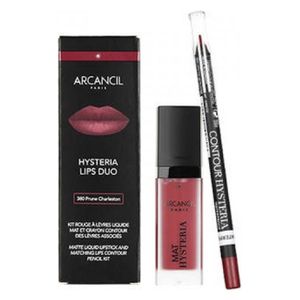  Arcancil Kit Hysteria Lips Duo Lipsticks and contour - 380 Limassol 