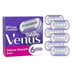  Deluxe Smooth Swirl Razors 6 PCS - Venuse 