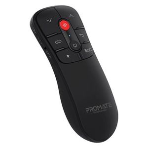 مؤشر عرض لاسلكي ليزر مع مستقبل منبروميت - اسود