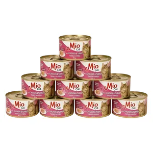 MIO Chicken & Turkey Cat Food - 12 Piece