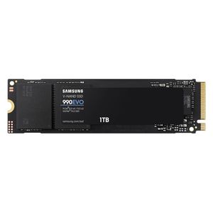  Samsung 990EVO - 1TB - NVMe PCIe Internal SSD Hard Drive - Black 