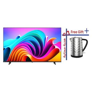 Hisense 55-Inch A6500N Series - Smart - 4K - LED - 60Hz + Hisense H17KSSS2 Kettle - 1.7 L - Removable filter - Silver