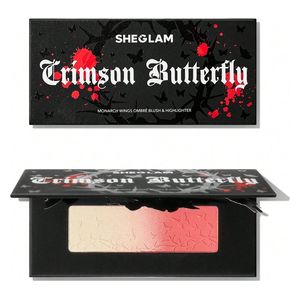 شي غلام كريمسون باترفلاي أحمر خدود وهايلايتر متدرج لامع