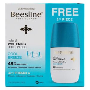  Beesline Beesline Whitening Roll On Deodorant Cool Breeze 50 ml 1 + 1 Free 