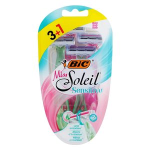  Miss Soleil Sensitive Triple Blade Razors 4 PCS 