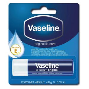 Vaseline Original Lip Care Balm - Nourishes, moisturizes & leaves lips soft, 4.8 g