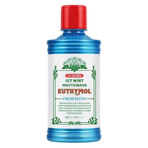  Mouthwash Icy Mint Alcohol Free 500 ml - Euthymol 