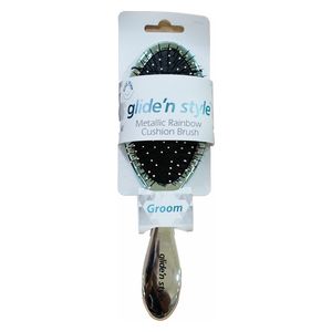  Glide'N Style Metallic Rainbow Cushion Brush-Trim 