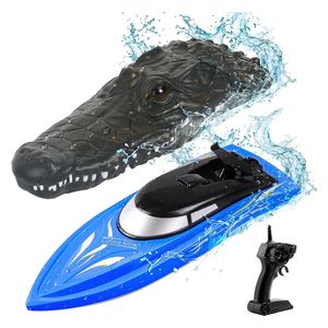  bota ages14 - Crocodile RC Boat - Blue 
