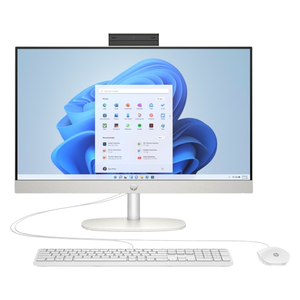 كمبيوتر مكتبي اتش بي 23.8-انج - Core i7-1355U - Iris X - دوز - 16كيكابايت/512 كيكابايت SSD - All-in-One 24-cr0009l AV8L0PA