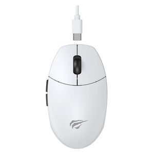  ماوس ألعاب لاسلكي هافيت MS1039W - أبيض 