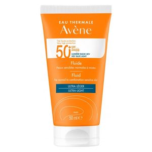  Avene Fluid Sunblock SPF50+ for Normal to Combination Sensitive Skin, 50ml 